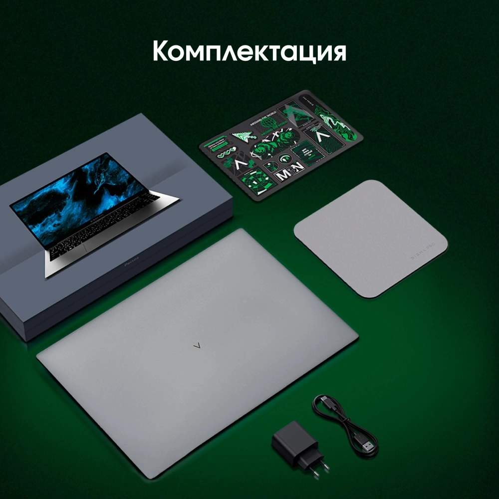 Ноутбук Digma Pro Pactos Ryzen 5 7430U 16Gb SSD512Gb AMD Radeon Graphics 16" IPS WUXGA Win11Pro dk.grey (DN16R5-ADXW04)