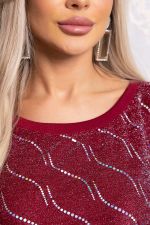 Костюм с юбкой Совершенство форм (бордовое) К14835-10М LT Collection