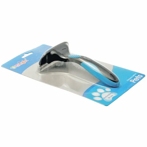 Дешеддер DeLIGHT большой с изгибом, для средних и крупных пород животных, 76 обычных зубьев