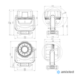 Световой прибор Amixled BiZone FX
