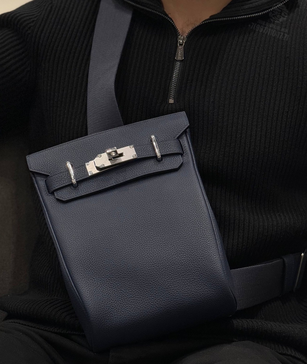 Нагрудная сумка-слинг Hermes