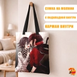 Сумка шоппер с принтом Danganronpa