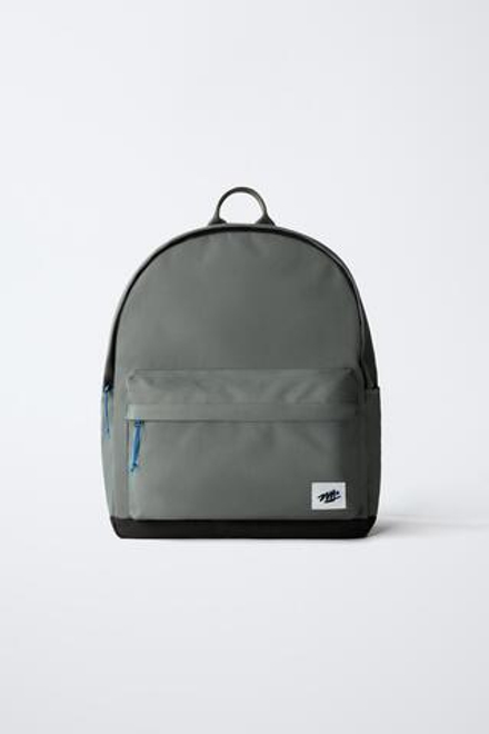 ZARA БАЗОВЫЙ ШКОЛЬНЫЙ РЮКЗАК, СЕРЫЙ