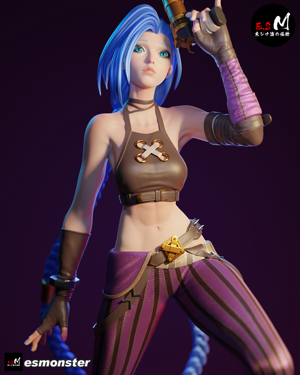 Фигуркаел Джинкс Лига легенд Jinx League of Legends