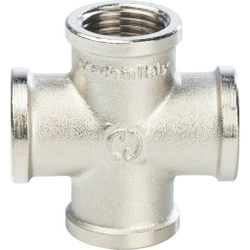Крестовина ВР никелированная     1/2"