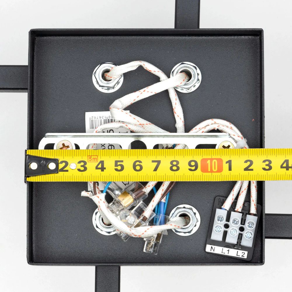 Citilux Вирта CL139145 Люстра потолочная Чёрная Матовая