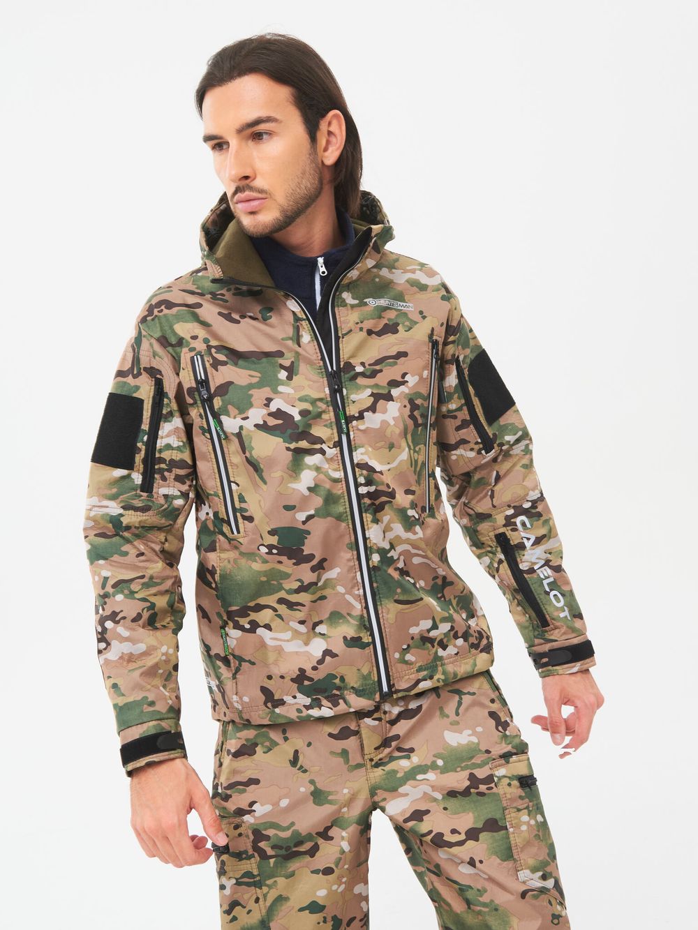 Костюм демисезонный Камелот ткань Softshell цвет Мультикам