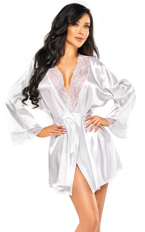 Sherie peignoir White