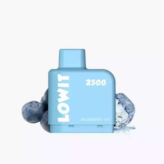 ELFBAR LOWIT 2500 Puffs | Liquid Pod Cartridge - Blueberry Ice (5% nic)