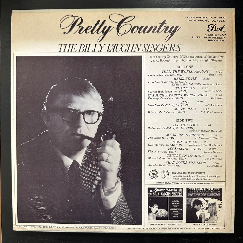 The Billy Vaughn Singers - Pretty Country (США 1968г.)