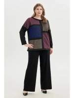 Нарядная кофта джемпер с люрексом