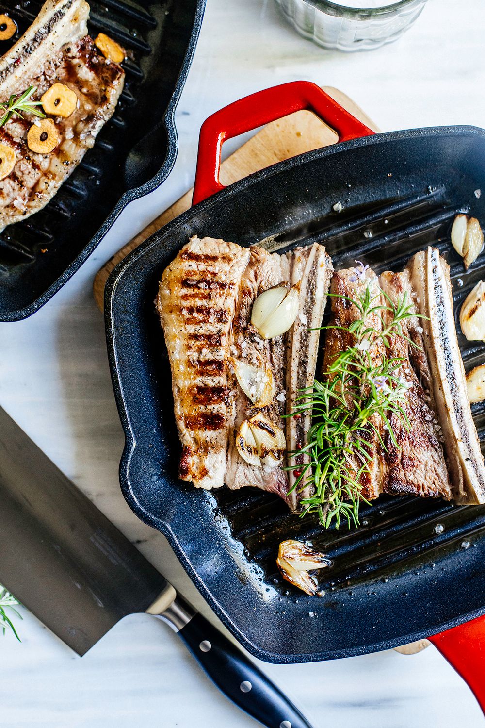 Чугунная сковорода-гриль Swiss Diamond PC 42626R - 3