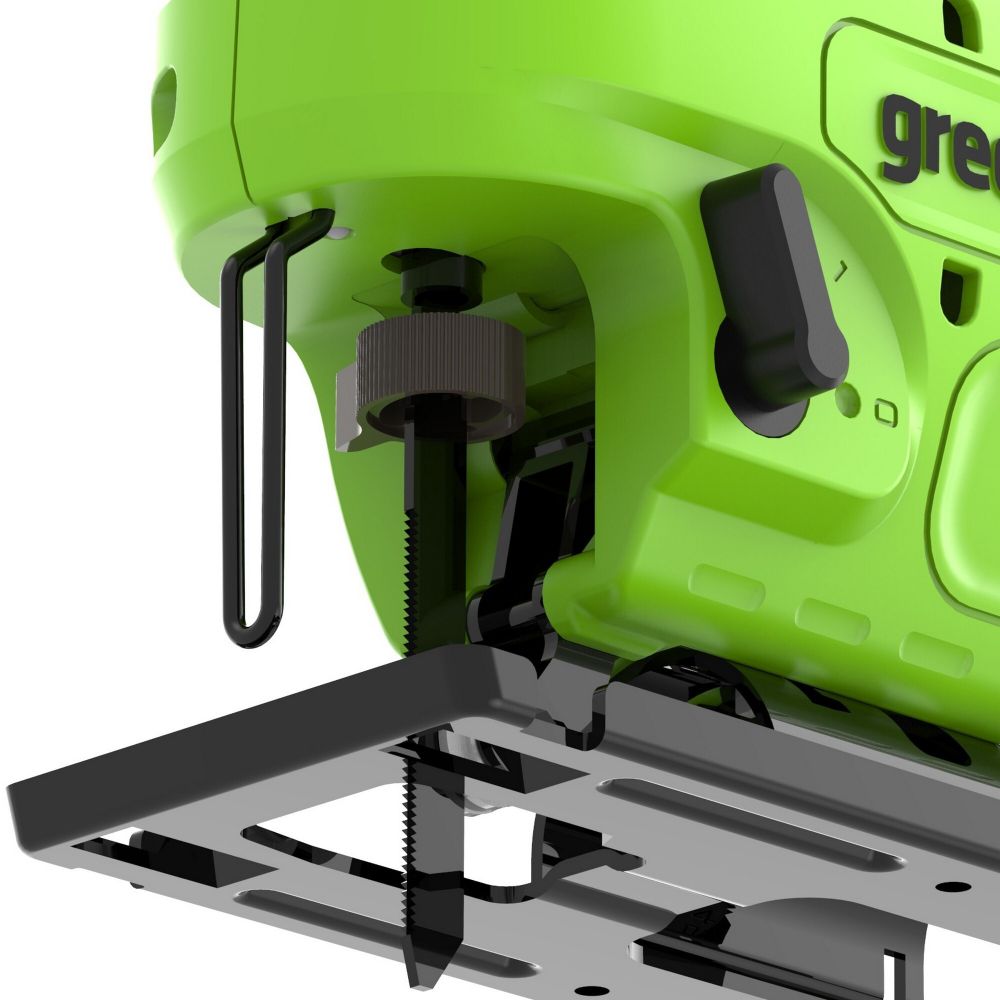 Лобзик акк. Greenworks GD24JS90, 24V, б/щет, 90 мм,0-3000/мин,4 ст.маятник,LED,1х4Ач,ЗУ,кор (3601707CUB)