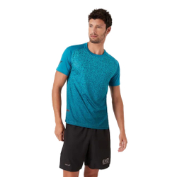 Мужское теннисное поло EA7 T-Shirt Men - Turquoise