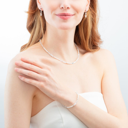 Браслет Coeur de Lion White-Silver 4245/30-1417