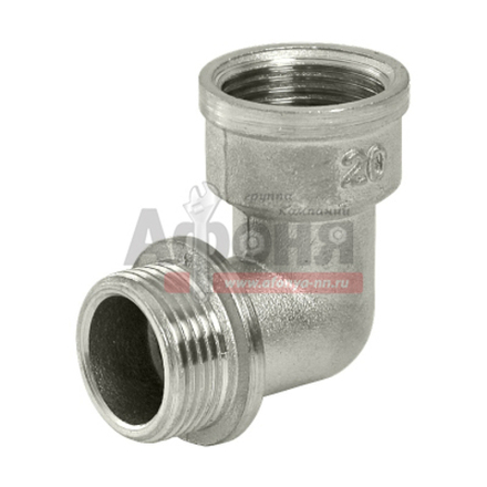 Уголок 1'' вн/нар с ограничением VRT® никель