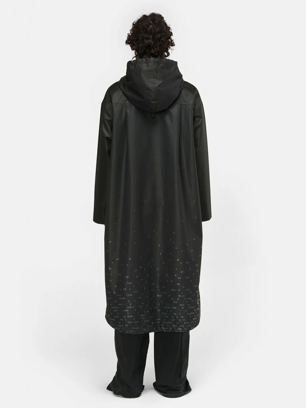 Плащ Яндекс «Культурный код Санкт-Петербурга» черный