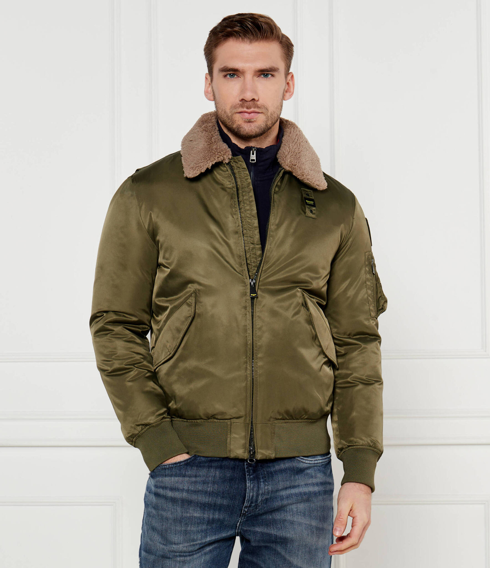 Куртка бомбер KENNETH BLAUER - хаки(BLUC02126 006958)