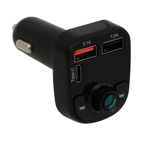 NG Трансмиттер FM, беспроводное BT соединение, USB-A, USB-C, быстрая зарядка QC, PD