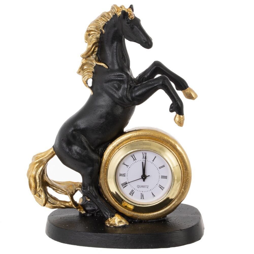 GAEM Фигурка декоративная "Лошадь" с часами (LR41x1), L9 W5 H12 см