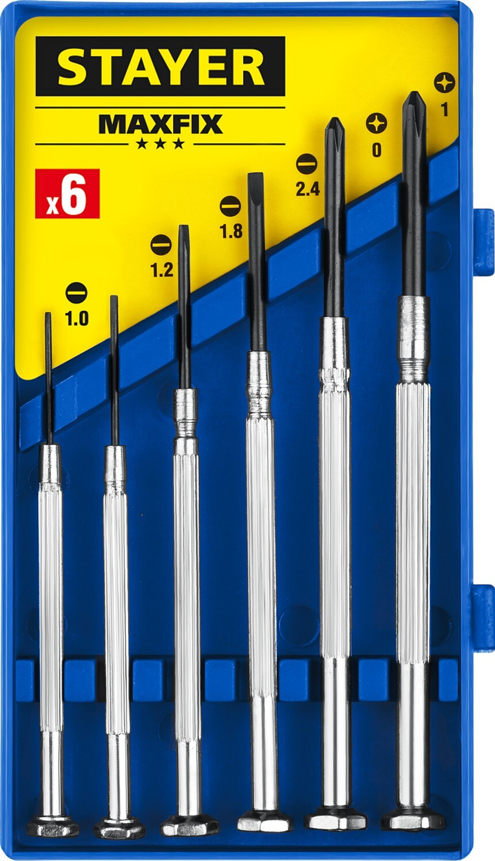 2560-H6 STAYER Часовые отвертки 6 предметов