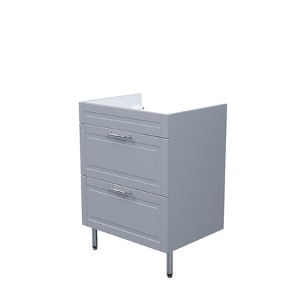 Тумба напольная IDDIS Oxford, 60 см, светло-серый, OXF60L0i95