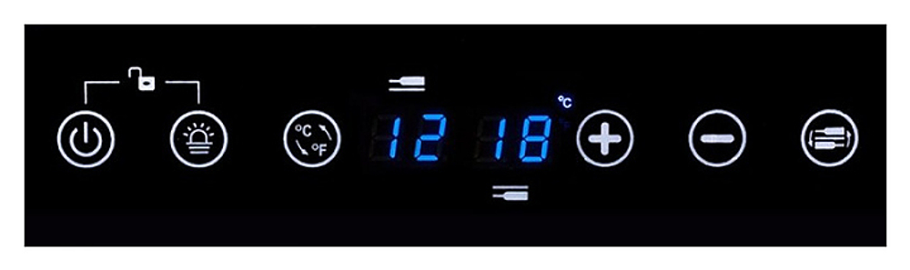 Винный шкаф Dunavox DAB-89.215DW