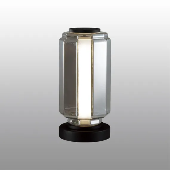5408/10TL HIGHTECH ODL_EX24 139 черный/дымчатый/металл/стекло/акрил Настольная лампа LED 10W 3000K 700Лм JAM