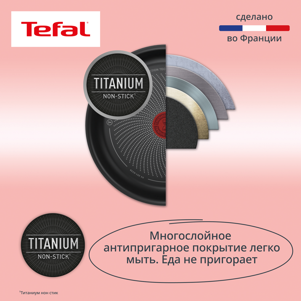 Набор посуды Tefal Ingenio Simply Cook L7289002, 4 предмета