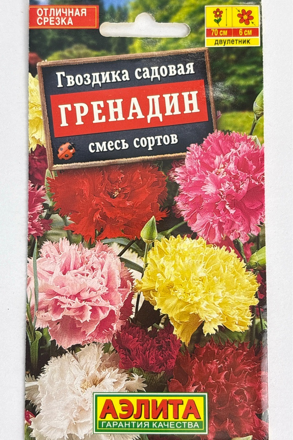 Гвоздика садовая Гренадин, смесь сортов СМЦ-553