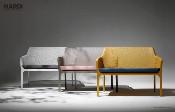 Подушка для дивана Net Bench темно-серая