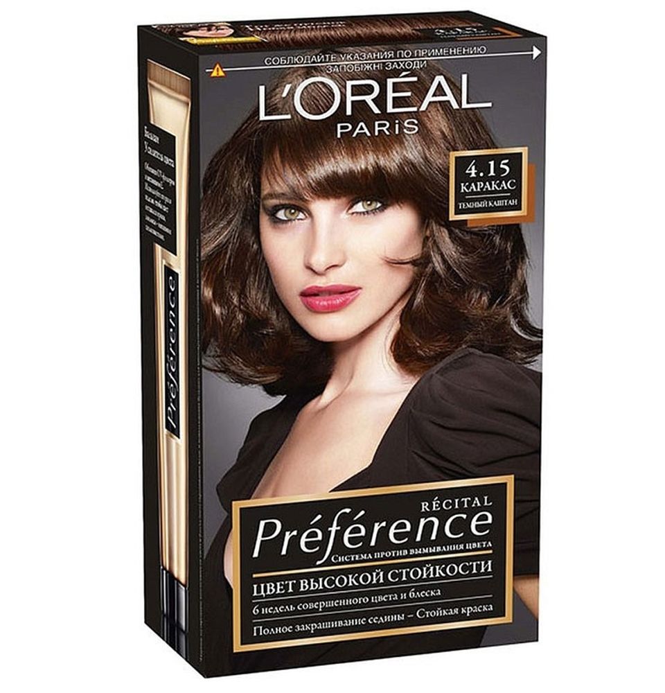 L&#39;Oreal Paris Краска для волос Preference Recital, тон №4.15, Каракас, 40мл