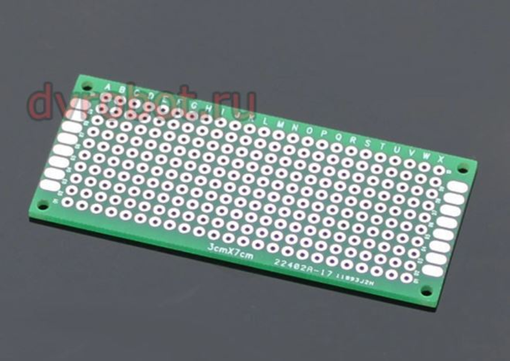 Плата 3х7 см - Желтая