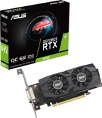 Видеокарта ASUS RTX3050-O6G-LP-BRK 6 Гб