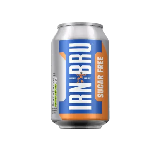 Напиток газированный IRN BRU (Zero Sugar), 330мл.