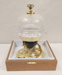 Икорница "Осетры" с нефритом