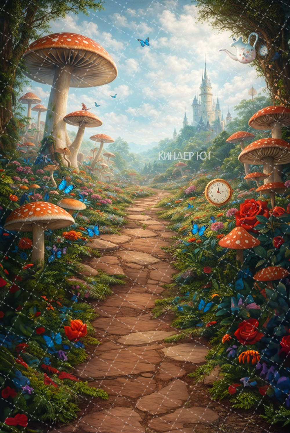 Фотофон "Алиса в стране чудес" арт. ФФ904-52