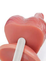 Телесный вибратор-реалистик с имитацией семяизвержения - 26 см.