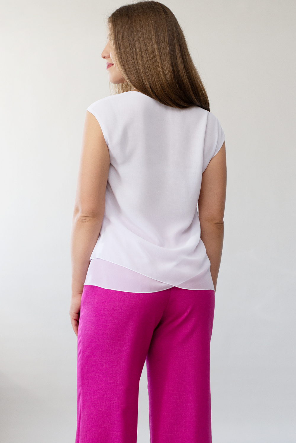 Блузка женская 915зр, белый #284Бел09915зр