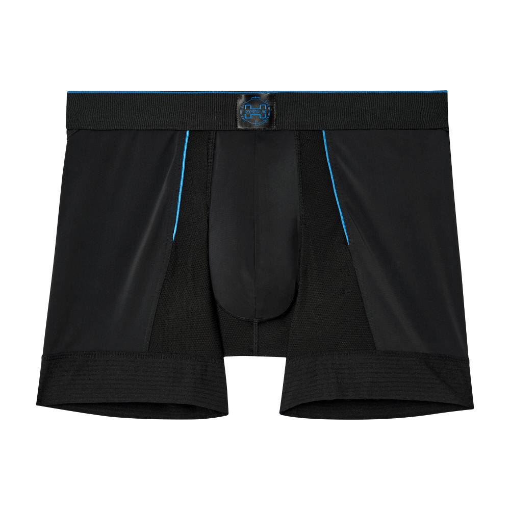 Мужские трусы боксеры черные HOM SPORTS LAB Boxer Briefs 402807_400004