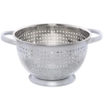 Дуршлаг из нержавеющей стали 2,3л 20см с круглыми ручками