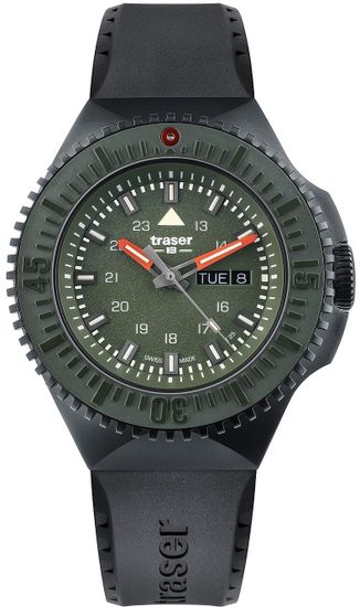 Швейцарские тактические часы Traser P69 Black Stealth Green 109859