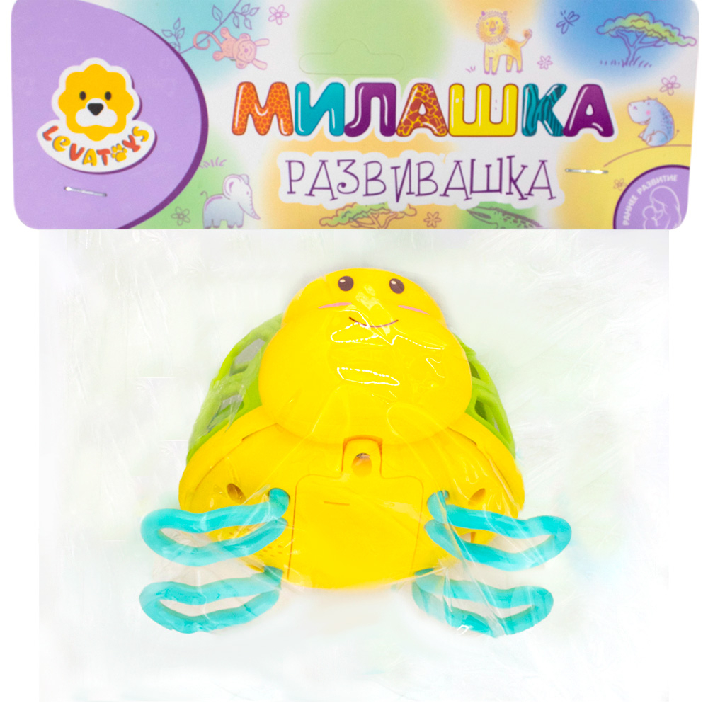 Игрушка развивающая Levatoys MKJH106 Черепашка на бат в пак/ОЗОН