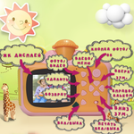 Детский фотоаппарат с мгновенной печатью