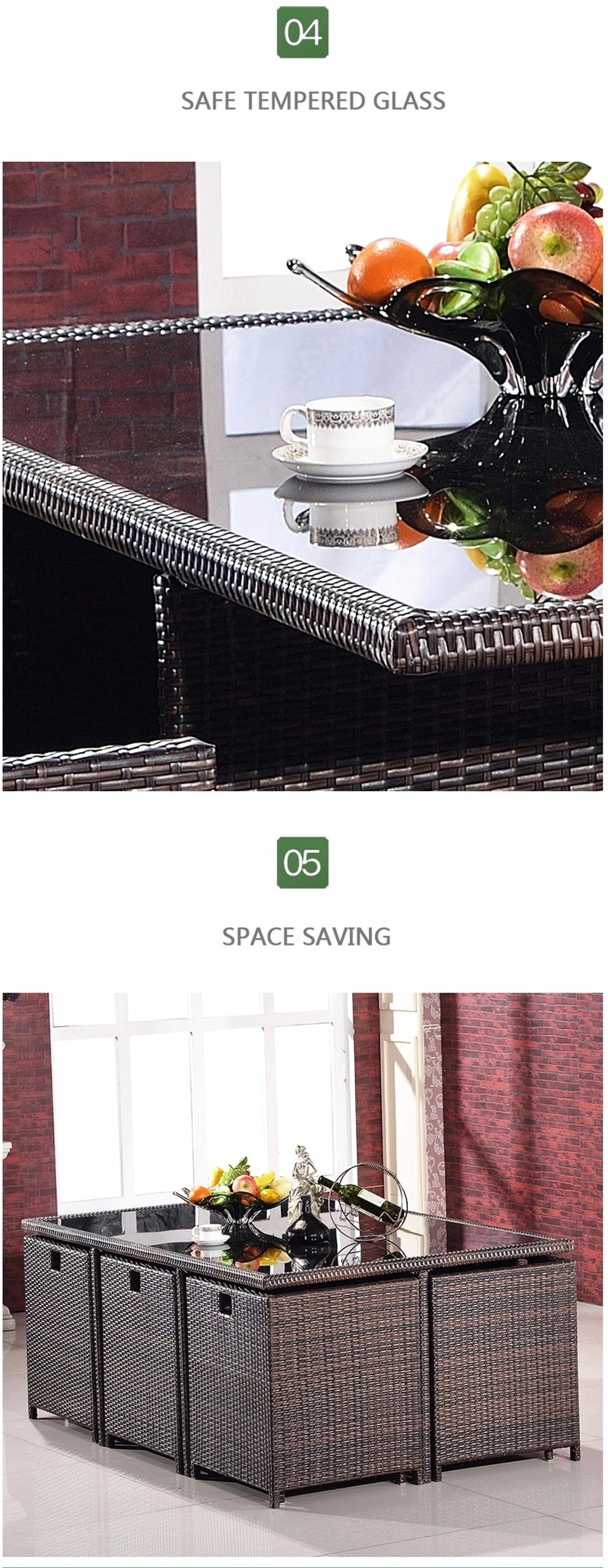 Обеденная группа из искусственного ротанга АРАГО-12 «ARAGO-12» арт.572069 Незначительные повреждения