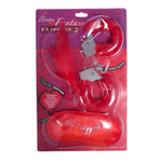 Игровой набор For Lovers из 3 предметов (Цвет: красный)