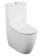 Унитаз-компакт VitrA Sento 9830B003-7203 безободковый с тонким сиденьем микролифт