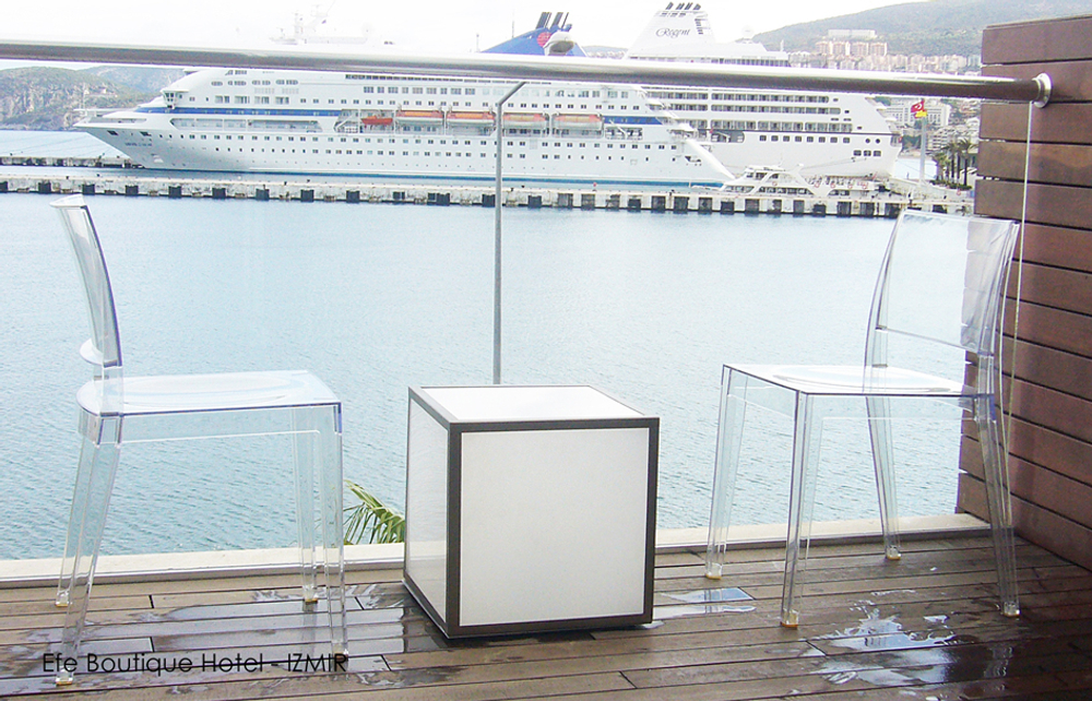 Стул прозрачный Papatya Gyza, прозрачный