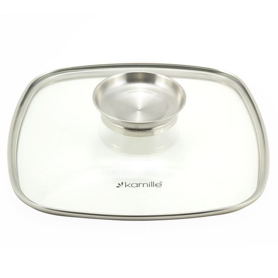 Набор квадратных кастрюль 4 предмета Kamille KM 4434 из литого алюминия