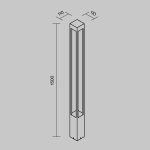 Ландшафтный светильник Maytoni Elbe O424FL-L20GF